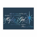 Reflective Devotion Religious Card - Silver Lined White Envelope